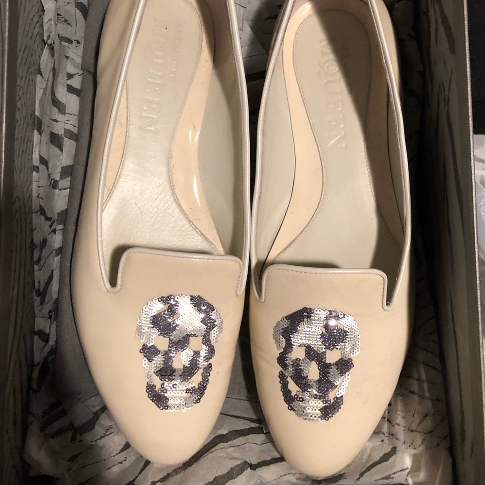 Alexander McQueen Skull Ballets Flats Size 38